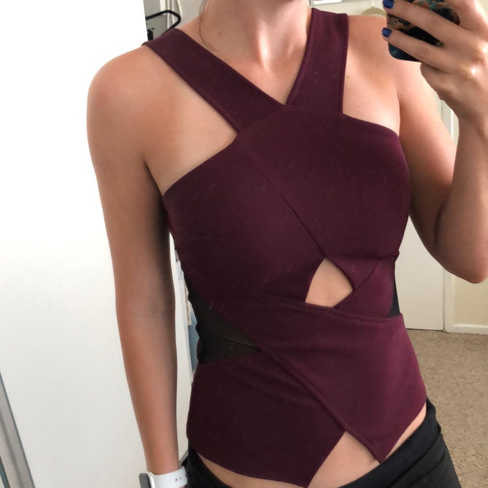 Guess Deep Purple Top